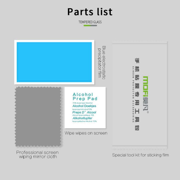 MOFI 9H 2.5D Full Screen Tempered Glass Film, For ZTE nubia Red Magic 10 Air, For ZTE nubia Z70 Ultra, For ZTE nubia Red Magic 10 Pro, For ZTE nubia Z60 Ultra