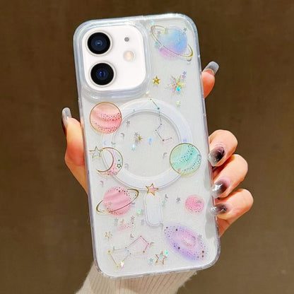 Cosmic Star MagSafe TPU Phone Case, For iPhone 16 Pro Max, For iPhone 16 Pro, For iPhone 16 Plus, For iPhone 16, For iPhone 15 Pro Max, For iPhone 15 Pro, For iPhone 15 Plus, For iPhone 15, For iPhone 14 Plus, For iPhone 14, For iPhone 14 Pro          ...
