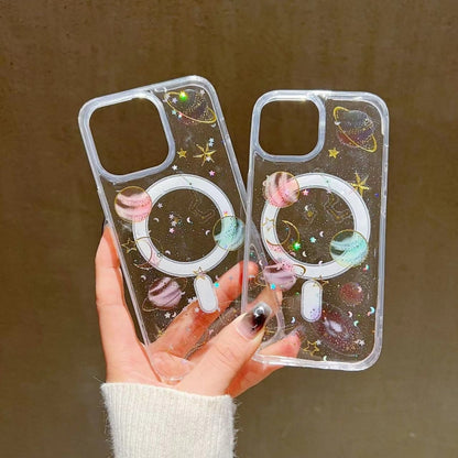 Cosmic Star MagSafe TPU Phone Case, For iPhone 16 Pro Max, For iPhone 16 Pro, For iPhone 16 Plus, For iPhone 16, For iPhone 15 Pro Max, For iPhone 15 Pro, For iPhone 15 Plus, For iPhone 15, For iPhone 14 Plus, For iPhone 14, For iPhone 14 Pro          ...