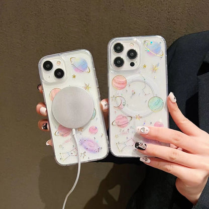 Cosmic Star MagSafe TPU Phone Case, For iPhone 16 Pro Max, For iPhone 16 Pro, For iPhone 16 Plus, For iPhone 16, For iPhone 15 Pro Max, For iPhone 15 Pro, For iPhone 15 Plus, For iPhone 15, For iPhone 14 Plus, For iPhone 14, For iPhone 14 Pro          ...