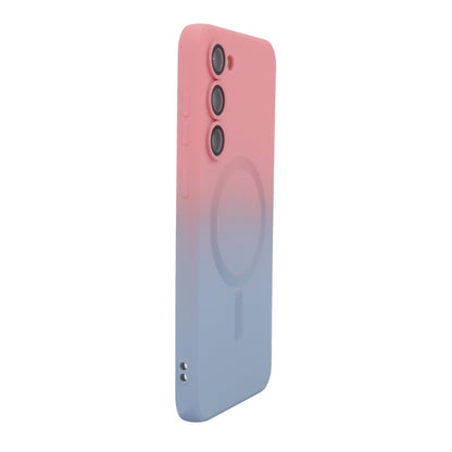 ENKAY Hat-Prince MagSafe Rainbow Gradient Silicone Phone Case with Lens Film, For Samsung Galaxy S23 5G, For Samsung Galaxy A17 / A26 5G, For Samsung Galaxy A06 4G / 5G, For Samsung Galaxy A16 4G / 5G