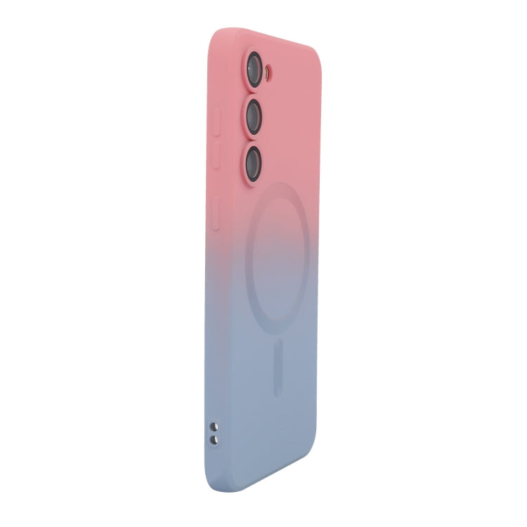 ENKAY Hat-Prince MagSafe Rainbow Gradient Silicone Phone Case with Lens Film, For Samsung Galaxy A34, For Samsung Galaxy A54, For Samsung Galaxy S23 Ultra 5G, For Samsung Galaxy S23+ 5G