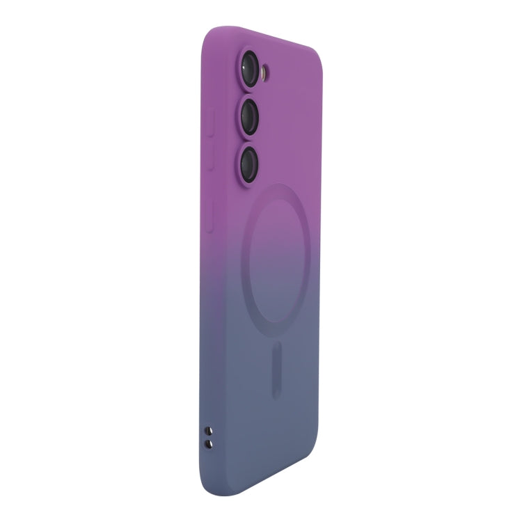 ENKAY Hat-Prince MagSafe Rainbow Gradient Silicone Phone Case with Lens Film, For Samsung Galaxy A34, For Samsung Galaxy A54, For Samsung Galaxy S23 Ultra 5G, For Samsung Galaxy S23+ 5G