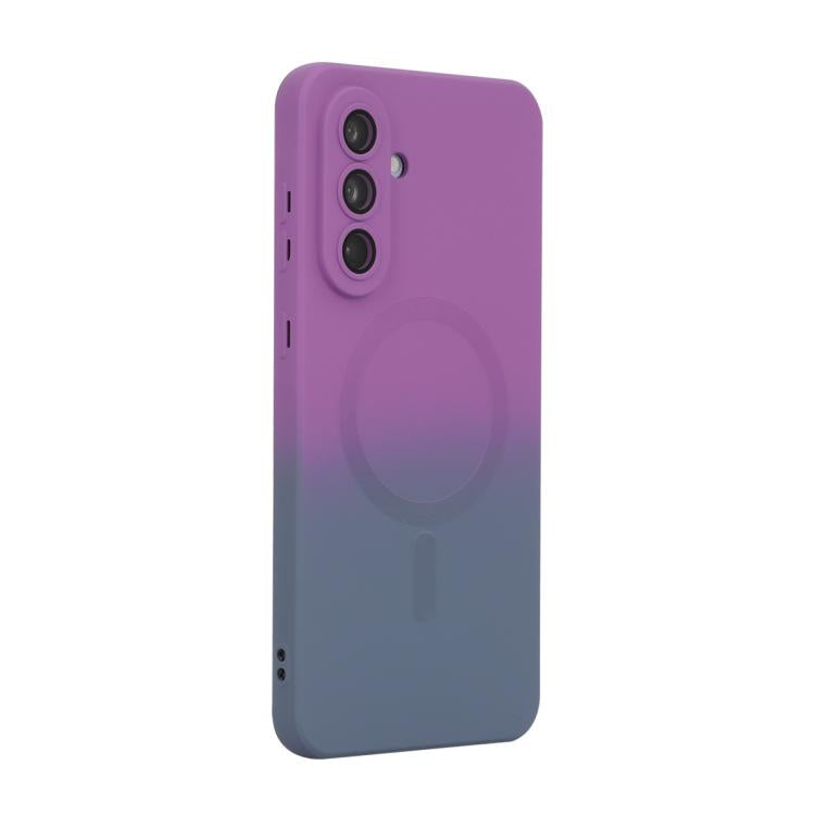 ENKAY Hat-Prince MagSafe Rainbow Gradient Silicone Phone Case with Lens Film