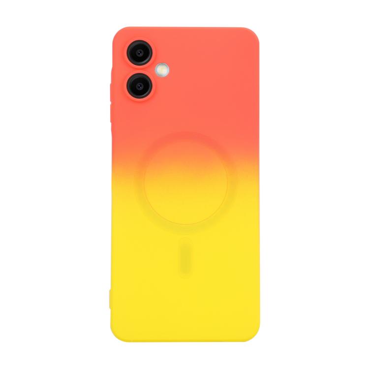 ENKAY Hat-Prince MagSafe Rainbow Gradient Silicone Phone Case with Lens Film, For Samsung Galaxy S23 5G, For Samsung Galaxy A17 / A26 5G, For Samsung Galaxy A06 4G / 5G, For Samsung Galaxy A16 4G / 5G
