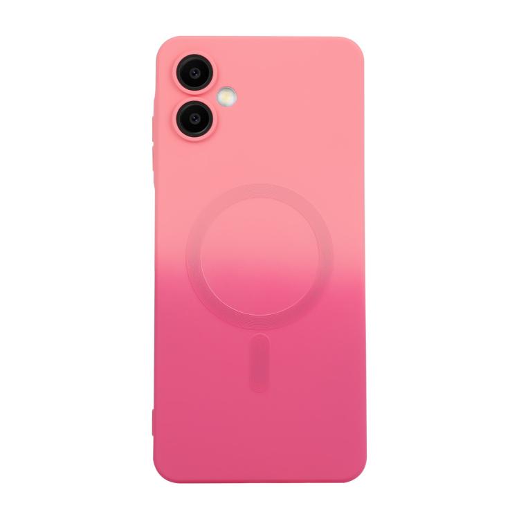 ENKAY Hat-Prince MagSafe Rainbow Gradient Silicone Phone Case with Lens Film, For Samsung Galaxy S23 5G, For Samsung Galaxy A17 / A26 5G, For Samsung Galaxy A06 4G / 5G, For Samsung Galaxy A16 4G / 5G