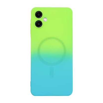 ENKAY Hat-Prince MagSafe Rainbow Gradient Silicone Phone Case with Lens Film, For Samsung Galaxy S23 5G, For Samsung Galaxy A17 / A26 5G, For Samsung Galaxy A06 4G / 5G, For Samsung Galaxy A16 4G / 5G