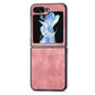 Retro Leather Shockproof Phone Case, For Samsung Galaxy Z Flip6 / Flip7 FE, For Samsung Galaxy Z Flip5 5G