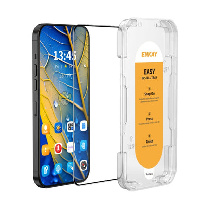 ENKAY Easy Install High Alumina Silicon Full Glass Film, For Samsung Galaxy M53, For Samsung Galaxy F23 5G, For Samsung Galaxy A33 5G / A32 4G, For Samsung Galaxy M32 4G / M22, For Samsung Galaxy A22 4G / F22, For Samsung Galaxy A22 5G