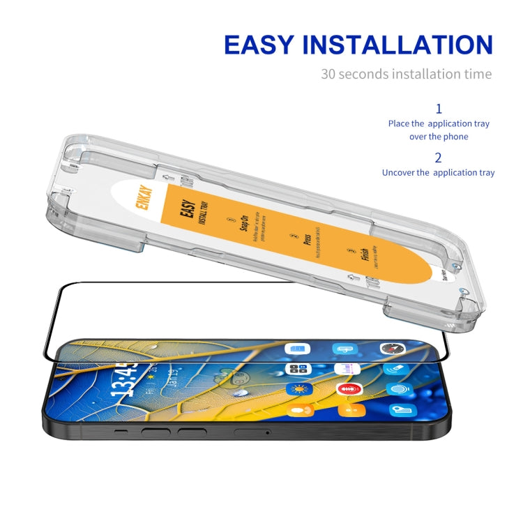 ENKAY Easy Install High Alumina Silicon Full Glass Film, For Samsung Galaxy M53, For Samsung Galaxy F23 5G, For Samsung Galaxy A33 5G / A32 4G, For Samsung Galaxy M32 4G / M22, For Samsung Galaxy A22 4G / F22, For Samsung Galaxy A22 5G