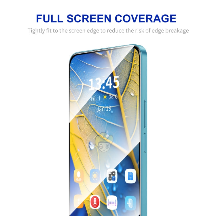 ENKAY Easy Install High Alumina Silicon Full Glass Film, For Samsung Galaxy M53, For Samsung Galaxy F23 5G, For Samsung Galaxy A33 5G / A32 4G, For Samsung Galaxy M32 4G / M22, For Samsung Galaxy A22 4G / F22, For Samsung Galaxy A22 5G