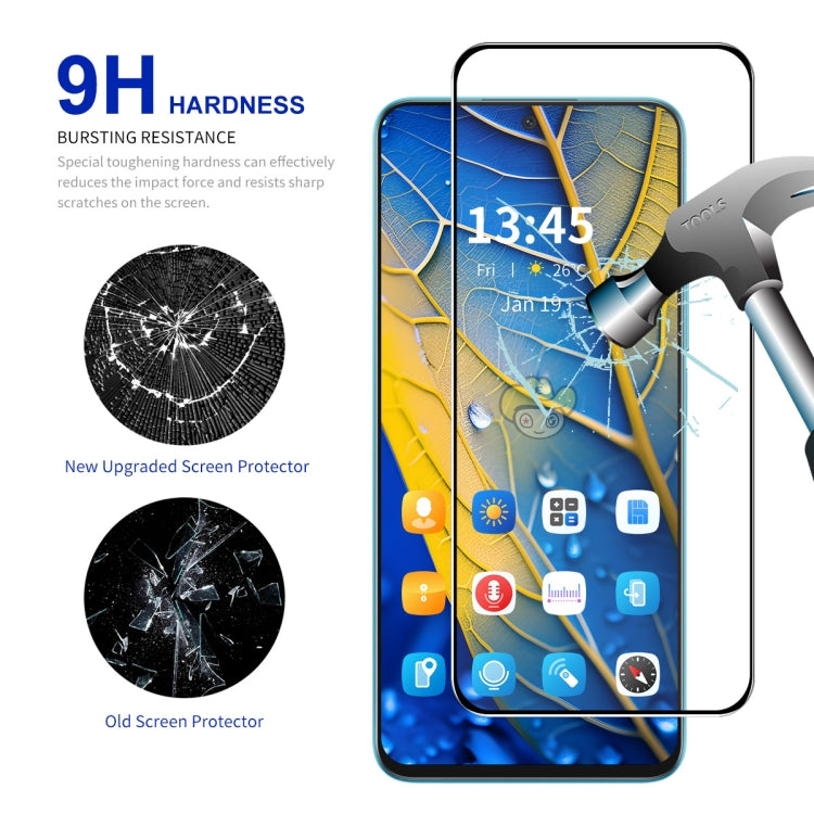 ENKAY Easy Install High Alumina Silicon Full Glass Film, For Samsung Galaxy M53, For Samsung Galaxy F23 5G, For Samsung Galaxy A33 5G / A32 4G, For Samsung Galaxy M32 4G / M22, For Samsung Galaxy A22 4G / F22, For Samsung Galaxy A22 5G
