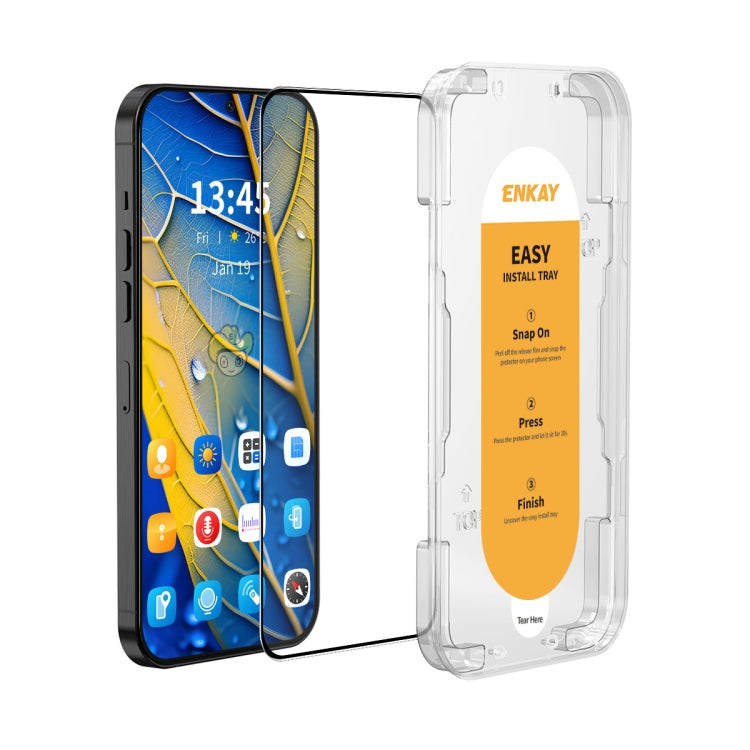 ENKAY Easy Install High Alumina Silicon Full Glass Film, For Samsung Galaxy M53, For Samsung Galaxy F23 5G, For Samsung Galaxy A33 5G / A32 4G, For Samsung Galaxy M32 4G / M22, For Samsung Galaxy A22 4G / F22, For Samsung Galaxy A22 5G