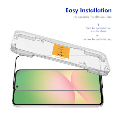 ENKAY Easy Install High Alumina Silicon Full Glass Film, For Samsung Galaxy A37 / A57, For Samsung Galaxy A17 / A26, For Samsung Galaxy M56, For Samsung Galaxy F16 / M16, For Samsung Galaxy F06 / M06, For Samsung Galaxy A36 / A56                       ...