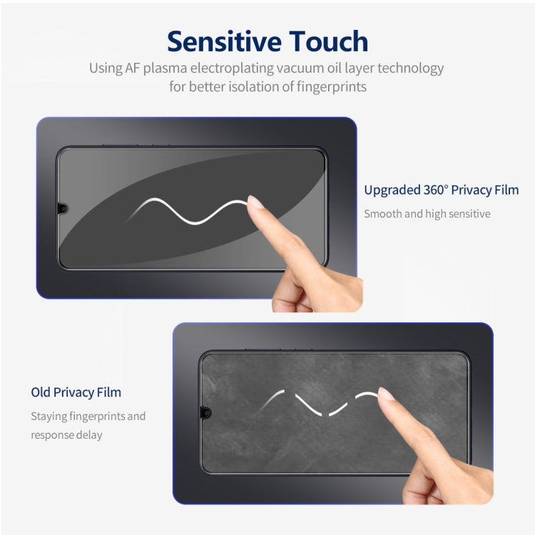 ENKAY Hat-Prince 360 Degree Anti-peeping Privacy Full Screen Tempered Glass Film, For Samsung Galaxy A15 4G / 5G, For Samsung Galaxy A35 / A55, For Samsung Galaxy S24 Ultra 5G, For Samsung Galaxy S24+ 5G, For Samsung Galaxy S24 5G����������������������...