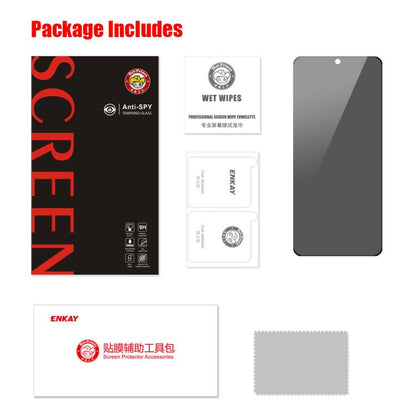 ENKAY Hat-Prince 360 Degree Anti-peeping Privacy Full Screen Tempered Glass Film, For Samsung Galaxy A56 / A36, For Samsung Galaxy A26 5G, For Samsung Galaxy A16 4G / 5G, For Samsung Galaxy A15 4G / 5G, For Samsung Galaxy A35 / A55���������������������...