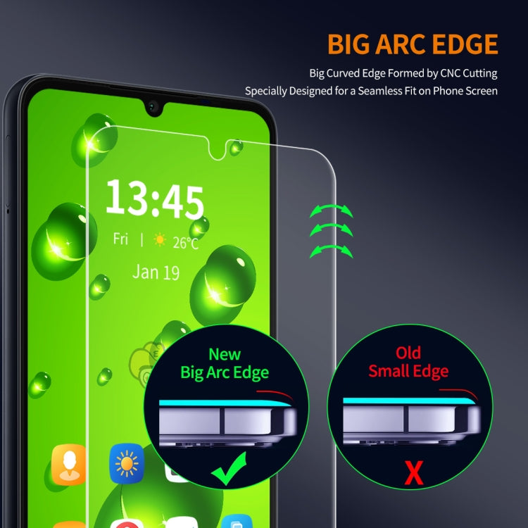 2pcs ENKAY 9H Big Arc Edge High Aluminum-silicon Tempered Glass Film