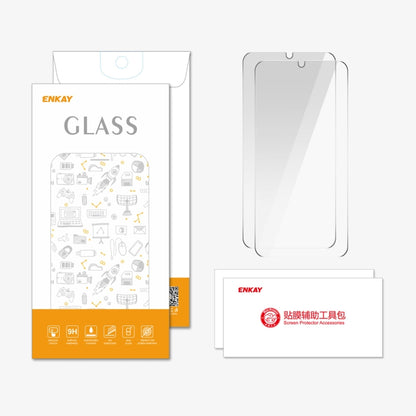 2pcs ENKAY 9H Big Arc Edge High Aluminum-silicon Tempered Glass Film