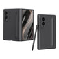 Long Chi Grain Leather Shockproof Phone Case, No Pen, For Galaxy Z Fold8 5G, For Galaxy Z Fold8 Ultra 5G, For Galaxy Z Fold7 5G, For Galaxy Z Fold6 5G, For Galaxy Z Fold5 5G