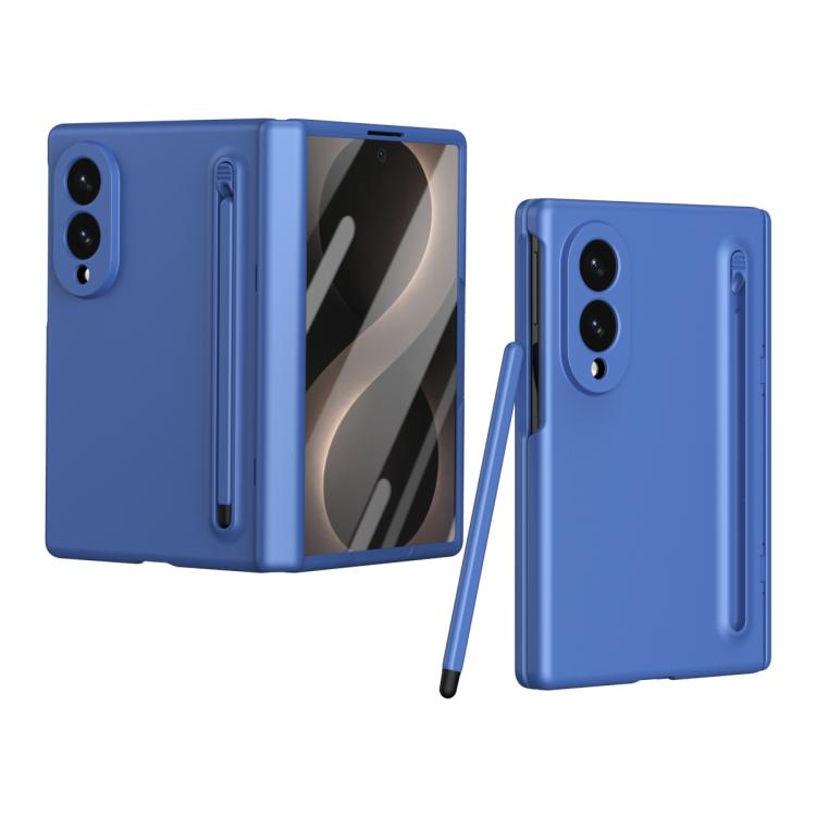Long Chi Grain Leather Shockproof Phone Case, No Pen, For Galaxy Z Fold8 5G, For Galaxy Z Fold8 Ultra 5G, For Galaxy Z Fold7 5G, For Galaxy Z Fold6 5G, For Galaxy Z Fold5 5G