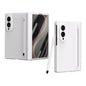Long Chi Grain Leather Shockproof Phone Case, No Pen, For Galaxy Z Fold8 5G, For Galaxy Z Fold8 Ultra 5G, For Galaxy Z Fold7 5G, For Galaxy Z Fold6 5G, For Galaxy Z Fold5 5G