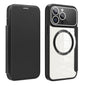 Colored Shield MagSafe Magnetic RFID Anti-theft Leather Phone Case, For iPhone 15 Pro Max, For iPhone 15 Pro, For iPhone 15 Plus, For iPhone 15