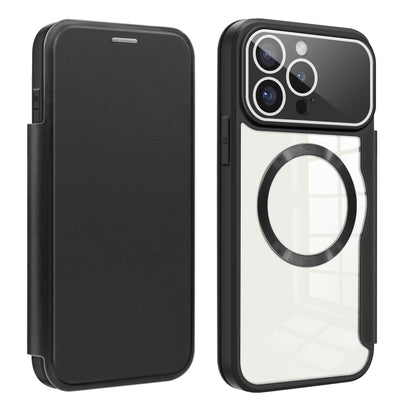 Colored Shield MagSafe Magnetic RFID Anti-theft Leather Phone Case, For iPhone 15 Pro Max, For iPhone 15 Pro, For iPhone 15 Plus, For iPhone 15