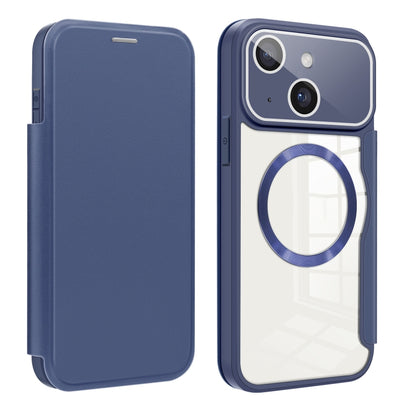 Colored Shield MagSafe Magnetic RFID Anti-theft Leather Phone Case, For iPhone 15 Pro Max, For iPhone 15 Pro, For iPhone 15 Plus, For iPhone 15