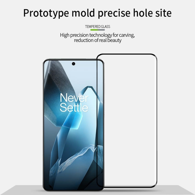 PINWUYO 9H 3D Hot Bending Tempered Glass Film, For OnePlus 13, For OnePlus 12