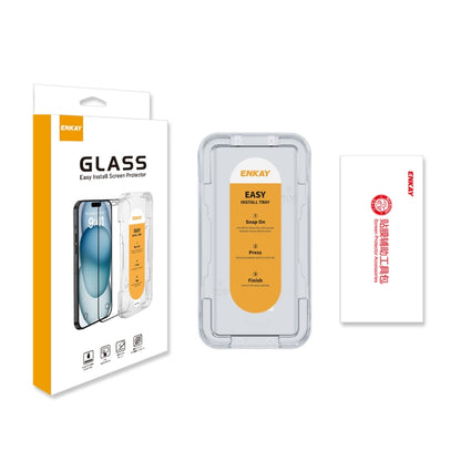 ENKAY Easy Install Hot Bending Full Coverage Side Glue Tempered Glass Film