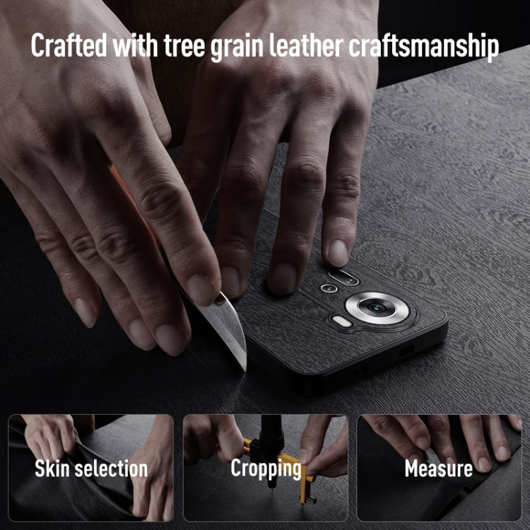 Tree Bark Leather Shockproof Phone Case, Series 2