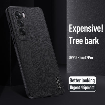 Tree Bark Leather Shockproof Phone Case, For OPPO Reno12 Pro Global, For OPPO Reno12 Global, For OPPO K12X, For OPPO A60 4G Global, For OPPO A3 Pro China, For OPPO Reno11 F, For OPPO Reno11  Global, For OPPO Find X8 Pro