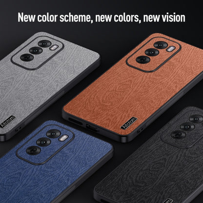Tree Bark Leather Shockproof Phone Case, For OPPO Reno12 Pro Global, For OPPO Reno12 Global, For OPPO K12X, For OPPO A60 4G Global, For OPPO A3 Pro China, For OPPO Reno11 F, For OPPO Reno11  Global, For OPPO Find X8 Pro