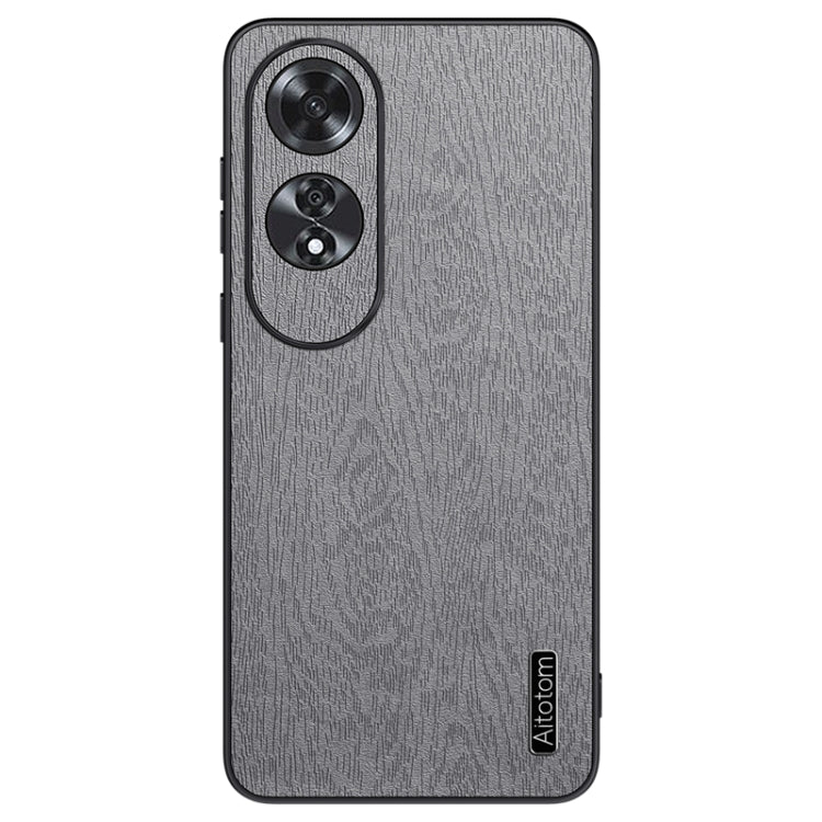 Tree Bark Leather Shockproof Phone Case, For OPPO A3 China, For  OPPO Reno12 F 5G, For OPPO A3 Pro India, For OPPO Reno12 Pro Global, For OPPO Reno12 Global, For OPPO K12X, For OPPO A60 4G Global, For OPPO A3 Pro China