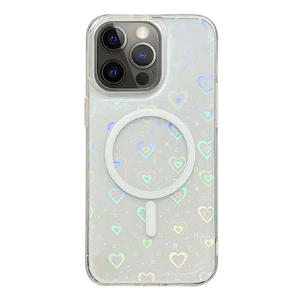 Laser Love MagSafe TPU Phone Case, For iPhone 15 Pro Max, For iPhone 15 Pro, For iPhone 15 Plus, For iPhone 15, For iPhone 14 Plus, For iPhone 14, For iPhone 14 Pro, For iPhone 14 Pro Max, For iPhone 13 Pro Max, For iPhone 13 Pro, For iPhone 13��������...