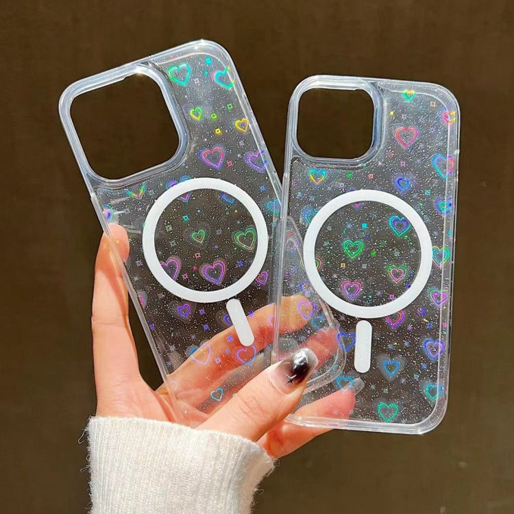 Laser Love MagSafe TPU Phone Case, For iPhone 15 Pro Max, For iPhone 15 Pro, For iPhone 15 Plus, For iPhone 15, For iPhone 14 Plus, For iPhone 14, For iPhone 14 Pro, For iPhone 14 Pro Max, For iPhone 13 Pro Max, For iPhone 13 Pro, For iPhone 13        ...