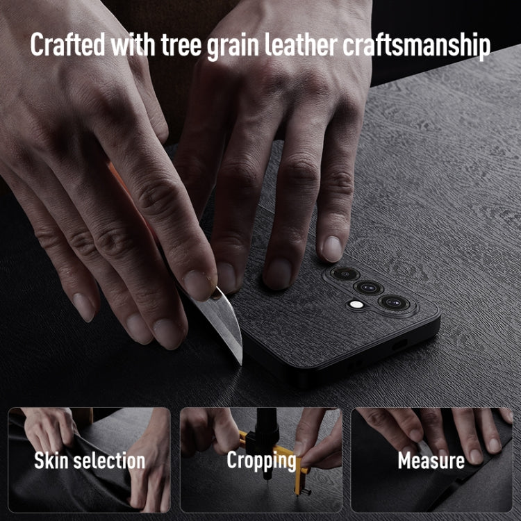 Tree Bark Leather Shockproof Phone Case, For Samsung Galaxy A16 4G, For Samsung Galaxy A06 4G, For Samsung Galaxy S24 FE 5G, For Samsung Galaxy M55, For Samsung Galaxy A55, For Samsung Galaxy S23 FE 5G