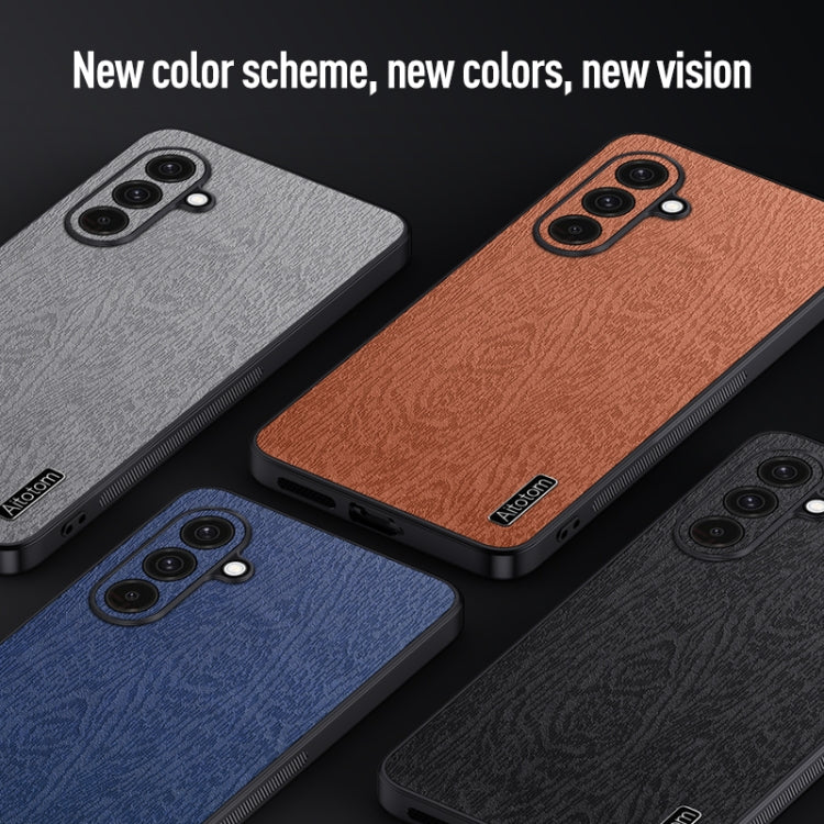 Tree Bark Leather Shockproof Phone Case, For Samsung Galaxy A16 4G, For Samsung Galaxy A06 4G, For Samsung Galaxy S24 FE 5G, For Samsung Galaxy M55, For Samsung Galaxy A55, For Samsung Galaxy S23 FE 5G