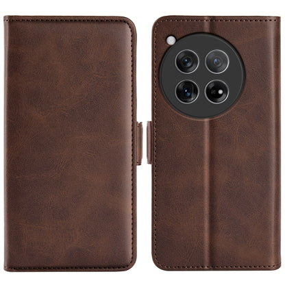 Dual-side Magnetic Buckle Horizontal Flip Leather Phone Case