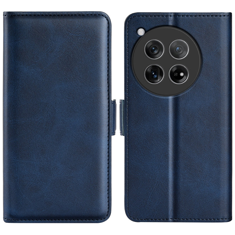 Dual-side Magnetic Buckle Horizontal Flip Leather Phone Case