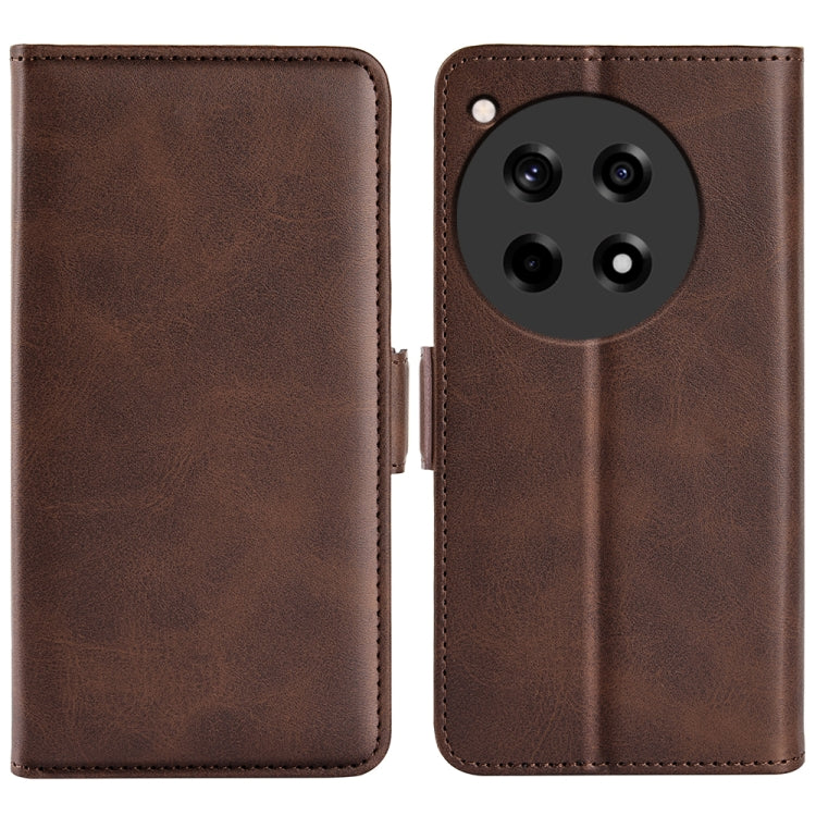 Dual-side Magnetic Buckle Horizontal Flip Leather Phone Case