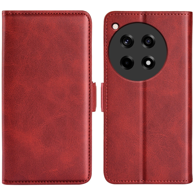 Dual-side Magnetic Buckle Horizontal Flip Leather Phone Case