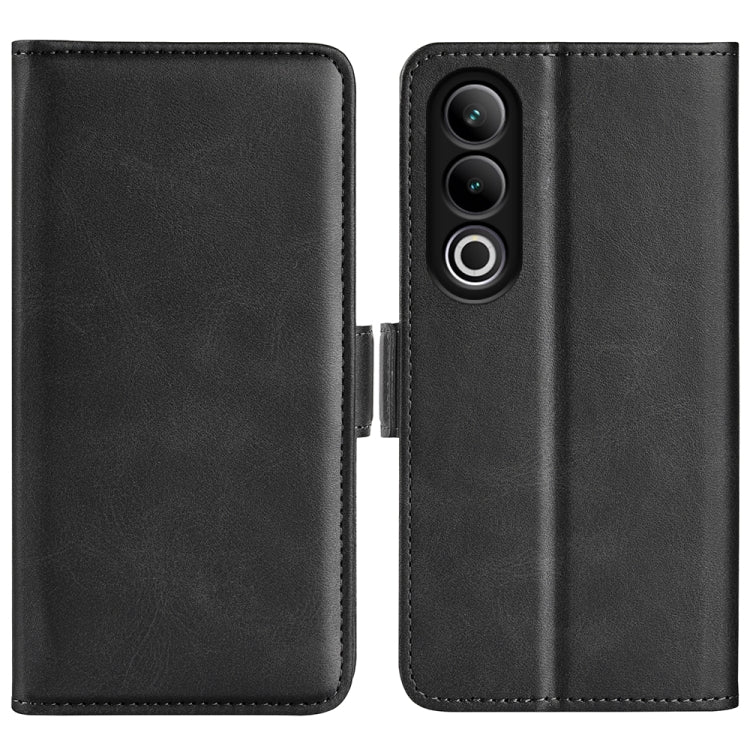 Dual-side Magnetic Buckle Horizontal Flip Leather Phone Case