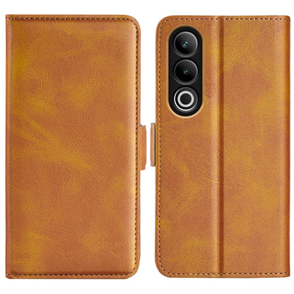 Dual-side Magnetic Buckle Horizontal Flip Leather Phone Case