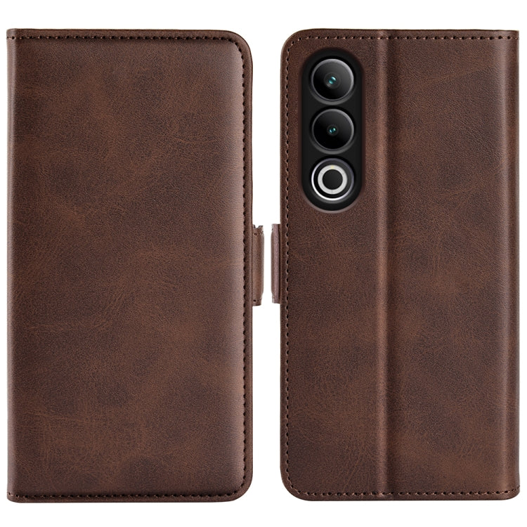 Dual-side Magnetic Buckle Horizontal Flip Leather Phone Case