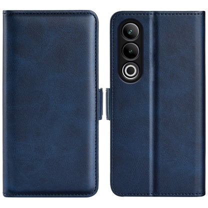 Dual-side Magnetic Buckle Horizontal Flip Leather Phone Case