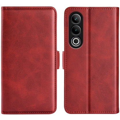 Dual-side Magnetic Buckle Horizontal Flip Leather Phone Case