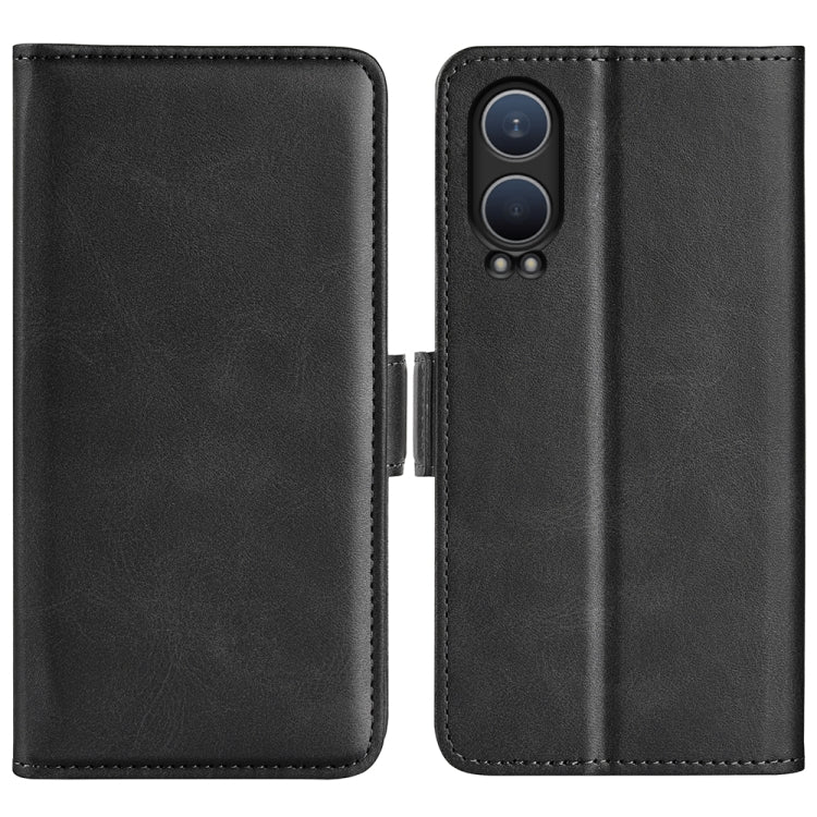Dual-side Magnetic Buckle Horizontal Flip Leather Phone Case