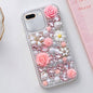 Rose Hand-set Diamond PC Phone Case, For iPhone XR, For iPhone XS Max, For iPhone X / XS, For iPhone 7 Plus / 8 Plus, For iPhone 7 / 8