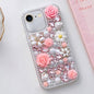 Rose Hand-set Diamond PC Phone Case, For iPhone XR, For iPhone XS Max, For iPhone X / XS, For iPhone 7 Plus / 8 Plus, For iPhone 7 / 8